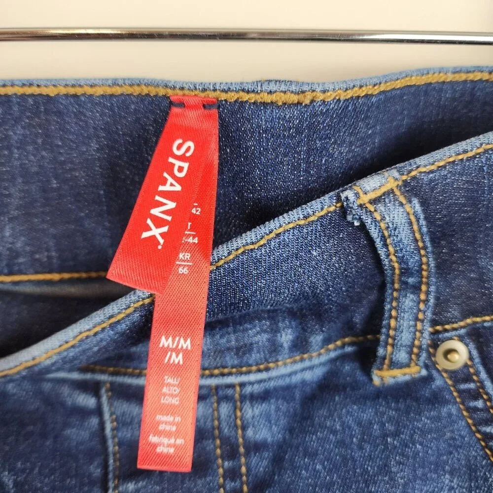 Spanx sz M Tall women Bootcut Denim Skinny Jeans  30